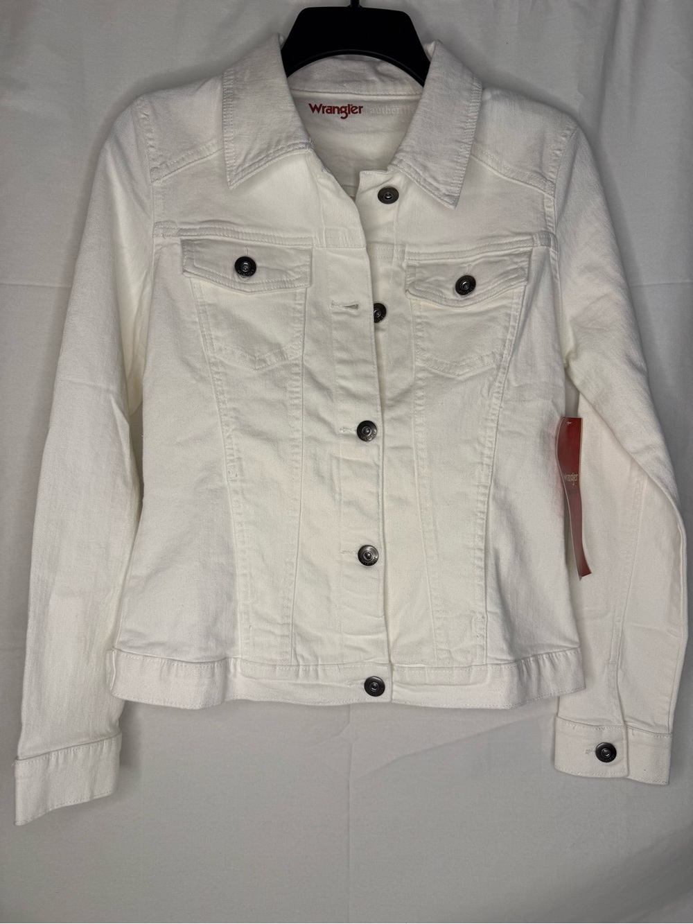 Wrangler Authentics Denim Jean Trucket Jacket Women's S -White